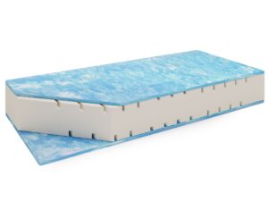 Materac MEREMID Piankowy z Warstwą Żelową