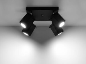 miniaturka MELIA 4 Stalowy Plafon Styl Industrialny