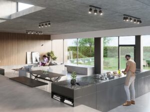 miniaturka MELIA 4 Stalowy Plafon Styl Industrialny