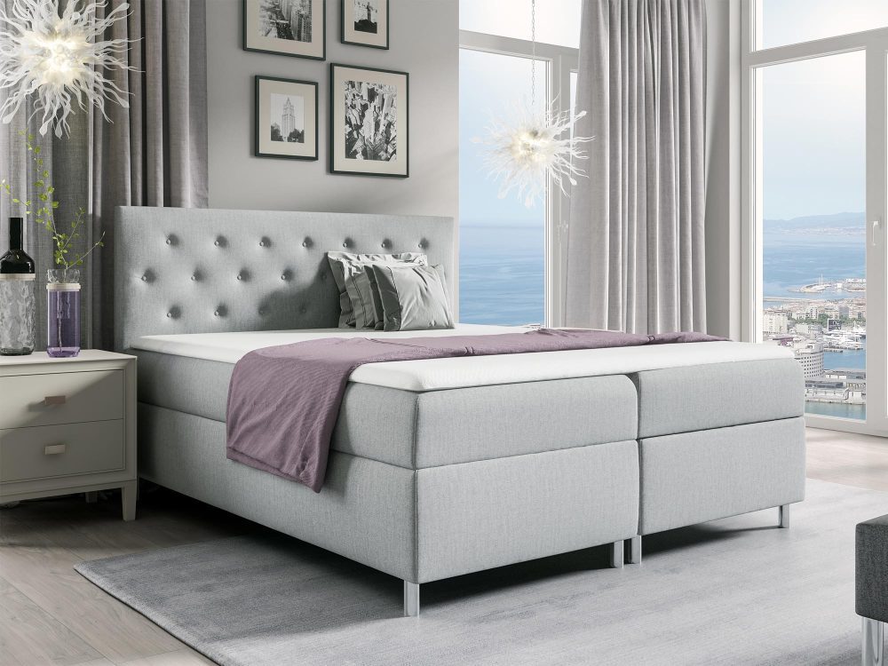 Stylowe Łóżko Diamond Sky w Stylu Glamour - obrazek 11