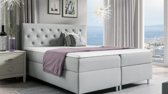Stylowe Łóżko Diamond Sky w Stylu Glamour - obrazek 11