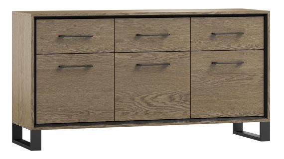 Minimalistyczna Komoda 3 Drzwi Madox MX04