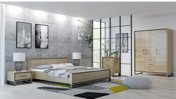 miniaturka Stolik Nocny z Szufladą Madox MX08