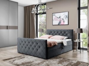 miniaturka Stylowe Łóżko Diamond Sky w Stylu Glamour