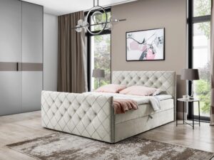 miniaturka Stylowe Łóżko Diamond Sky w Stylu Glamour