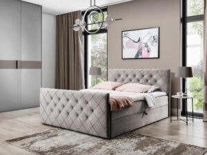 miniaturka Stylowe Łóżko Diamond Sky w Stylu Glamour