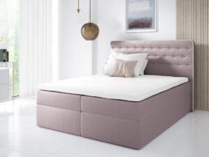 miniaturka Łóżko Kontynentalne BARGA 6 z Wysokim Zagłówkiem