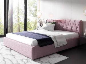 miniaturka Nowoczesne Łóżko DENZA Tapicerowane