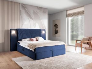 miniaturka Eleganckie Łóżko OMBRE z Pojemnikiem na Pościel