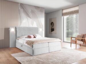 miniaturka Eleganckie Łóżko OMBRE z Pojemnikiem na Pościel