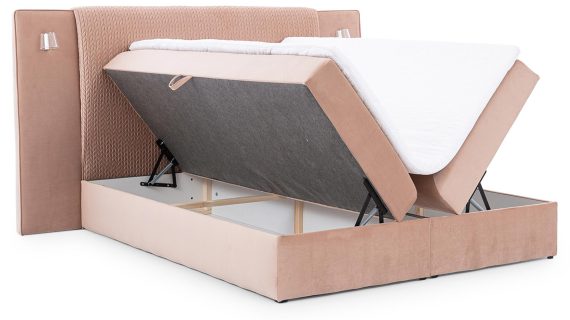 miniaturka Eleganckie Łóżko OMBRE z Pojemnikiem na Pościel