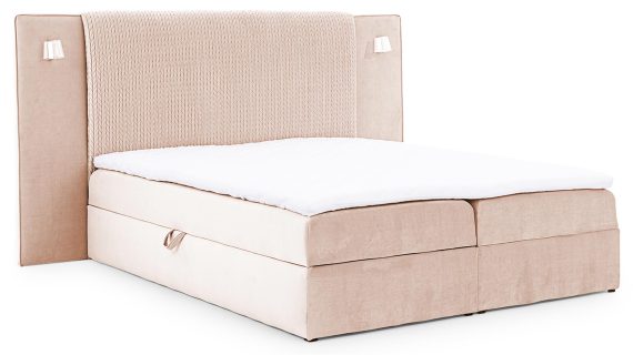 miniaturka Eleganckie Łóżko OMBRE z Pojemnikiem na Pościel