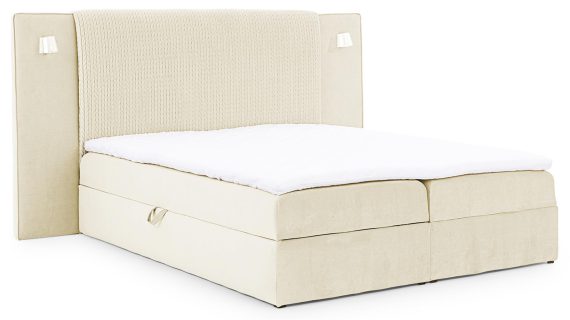 Eleganckie Łóżko OMBRE z Pojemnikiem na Pościel