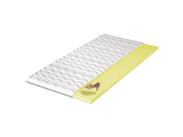 Materac z pianki o grubości 10 cm, pokrowiec antyalergiczny