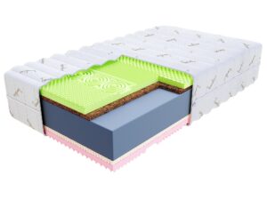 Piankowy Materac AJRIN Visco Lateks Kokos H3 H4