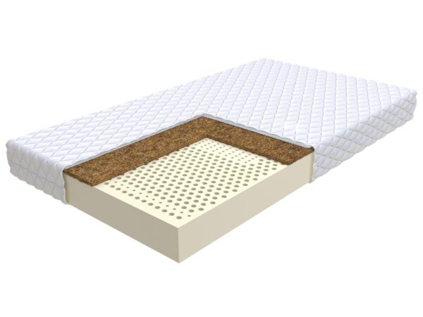 Materac z warstwą lateksu i pokrowcem pikowanym w stylu nowoczesnym