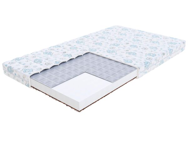 Przekrój piankowego materaca dla dzieci