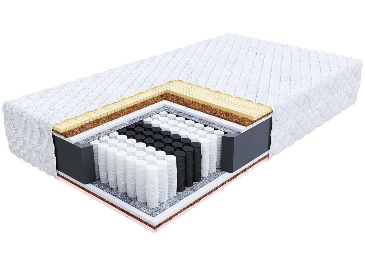 Kieszeniowy Materac LATO Visco Lateks Kokos