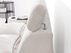 miniaturka Stylowe Łóżko ARBUSTO z Regulowanym Zagłówkiem