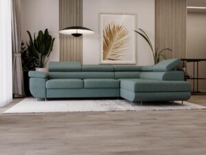 miniaturka Narożnik HAVANNA Beżowy z Funkcją Spania Relaks