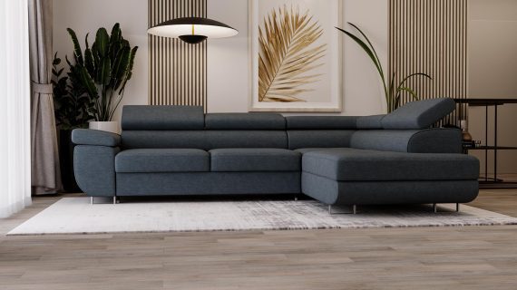 miniaturka Narożnik HAVANNA Beżowy z Funkcją Spania Relaks