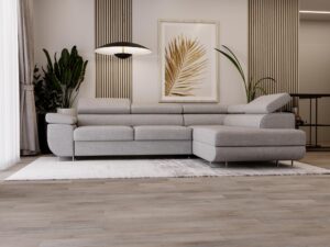 miniaturka Narożnik HAVANNA Beżowy z Funkcją Spania Relaks