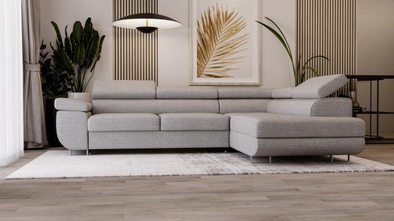 miniaturka Narożnik HAVANNA Beżowy z Funkcją Spania Relaks