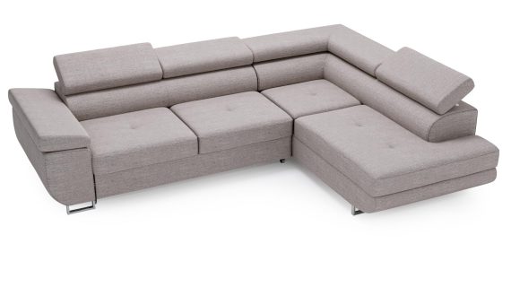 miniaturka Narożnik HAVANNA Beżowy z Funkcją Spania Relaks