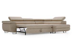 miniaturka Narożnik HAVANNA Beżowy z Funkcją Spania Relaks