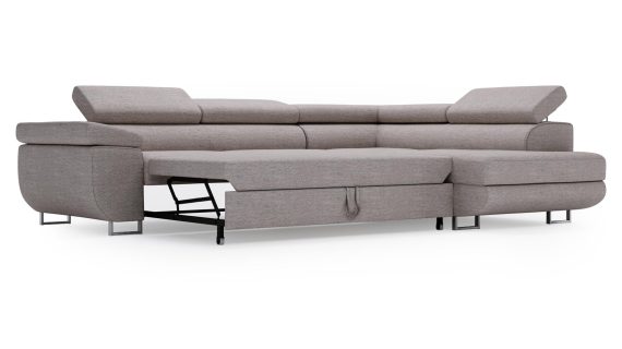 miniaturka Narożnik HAVANNA Beżowy z Funkcją Spania Relaks