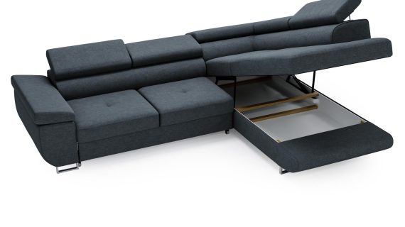 miniaturka Narożnik HAVANNA Beżowy z Funkcją Spania Relaks