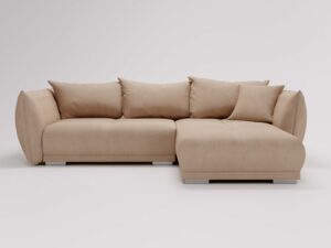 miniaturka Narożnik HIACYNT Funkcjonalny Beżowy z Funkcją Spania