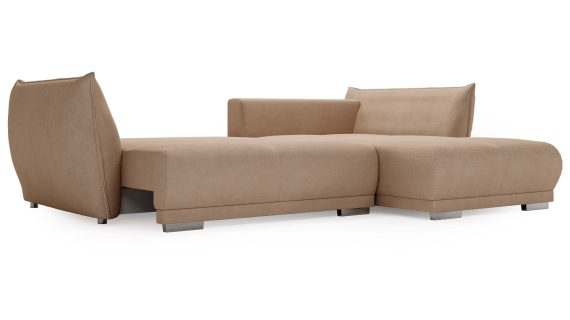 miniaturka Narożnik HIACYNT Funkcjonalny Beżowy z Funkcją Spania