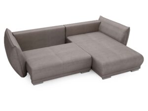 miniaturka Narożnik HIACYNT Funkcjonalny Beżowy z Funkcją Spania