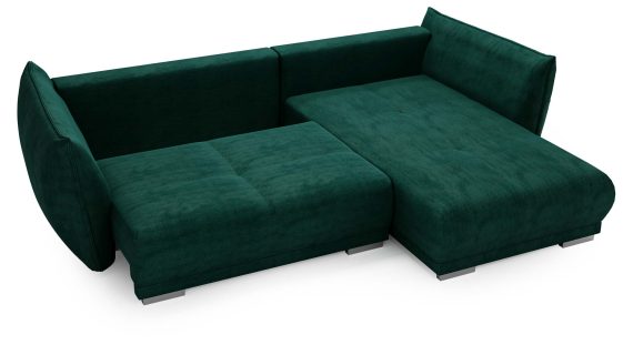 miniaturka Narożnik HIACYNT Funkcjonalny Beżowy z Funkcją Spania