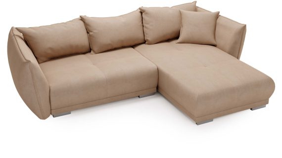 miniaturka Narożnik HIACYNT Funkcjonalny Beżowy z Funkcją Spania