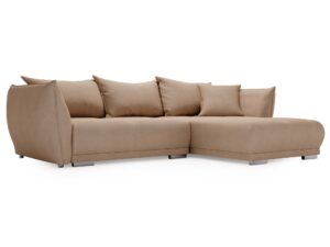 miniaturka Narożnik HIACYNT Funkcjonalny Beżowy z Funkcją Spania