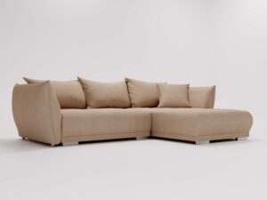 miniaturka Narożnik HIACYNT Funkcjonalny Beżowy z Funkcją Spania