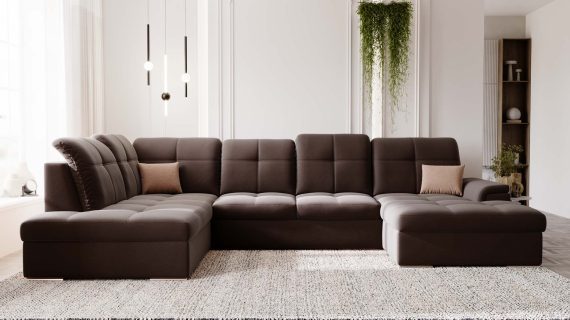 miniaturka Narożnik STOKROTKA Luksusowy Szeroki do Salonu