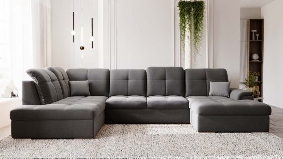 miniaturka Narożnik STOKROTKA Luksusowy Szeroki do Salonu