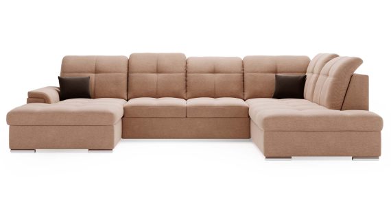 Narożnik STOKROTKA Luksusowy Szeroki do Salonu