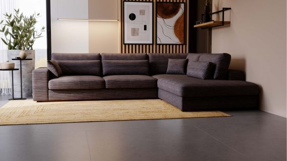 miniaturka Narożnik DAJVI Wypoczynkowy Beżowy do Salonu