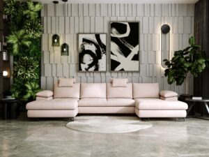 miniaturka Narożnik BROOKLYN Ekskluzywny Brązowy Akcent