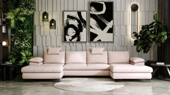 miniaturka Narożnik BROOKLYN Ekskluzywny Brązowy Akcent