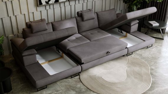 miniaturka Narożnik BROOKLYN Ekskluzywny Brązowy Akcent