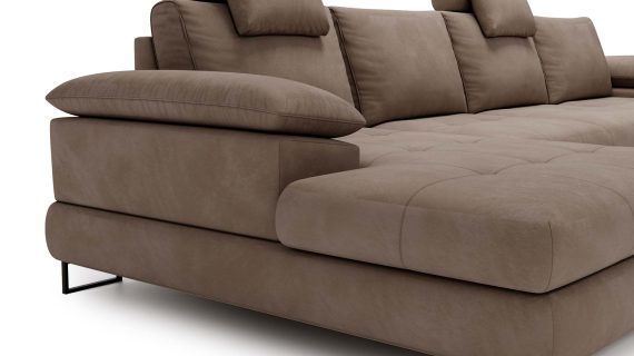 miniaturka Narożnik BROOKLYN Ekskluzywny Brązowy Akcent