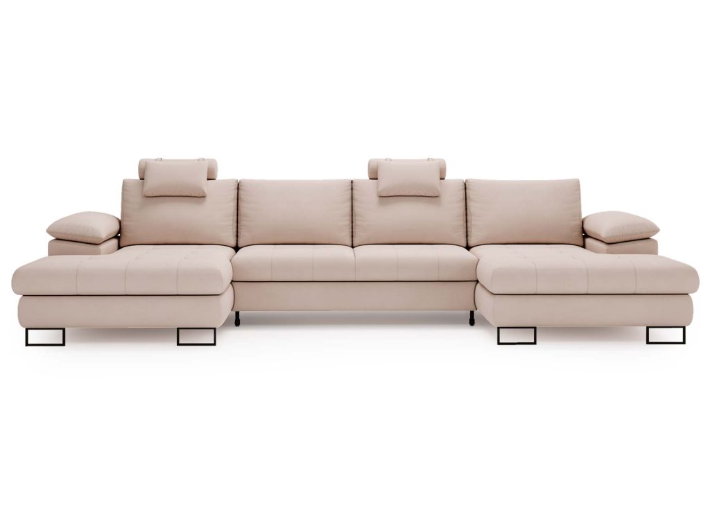 Narożnik BROOKLYN Ekskluzywny Brązowy Akcent