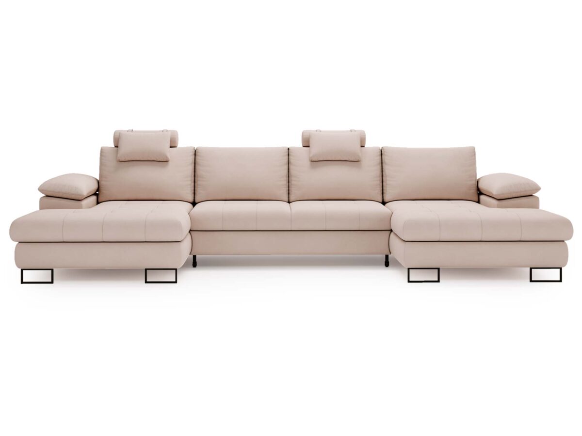 Narożnik BROOKLYN Ekskluzywny Brązowy Akcent