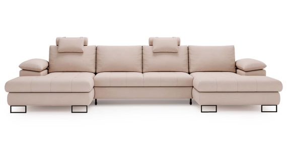 Narożnik BROOKLYN Ekskluzywny Brązowy Akcent