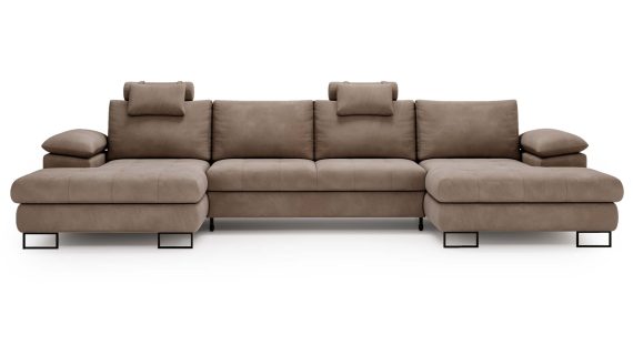 miniaturka Narożnik BROOKLYN Ekskluzywny Brązowy Akcent